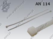 Opaska zaciskowa do kabli 100×2,5 naturalna AN 114