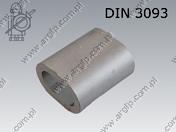 Tuleja zaciskowa do lin 6-Al DIN 3093