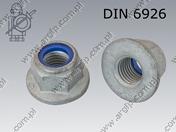 Nakr. kołn. samoham. M 12-10 fl Zn DIN 6926