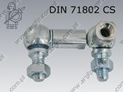 Przegub kulowy 10 (M 6) oc.B DIN 71802 CS