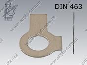 Podkł. odgin. dwułap. 10,5(M10)-A2 DIN 463