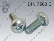 Wkr. samoformuj. Tx M 6×16 oc.B DIN 7500 PE