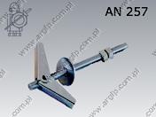 Kołek rozpr. z trzpieniem M 5×75 oc.B AN 257
