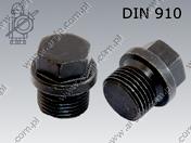 Korek 6-kt z kołn. G 1 1/2 surowe DIN 910