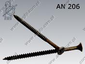 Wkręt gips.-karton./metal 4,2×70 fosfatowane AN 206