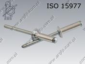 Nit z. łeb płaski 3,2× 6-Al/St ISO 15977