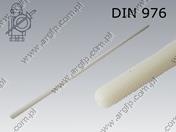 Pręt gwint. M 4×1000-PA6 DIN 976