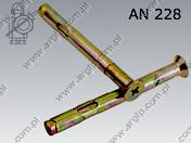Kotwa rozp. stożkowa 8(M 6)×100-72 oc.Z AN 228