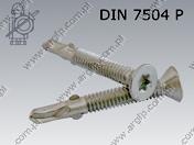 Wkręt wierc.frez. Tx 6,3×80 fl Zn ~DIN 7504 P
