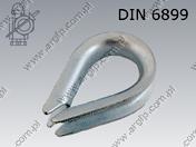 Kausza do liny 14 oc.B ~DIN 6899 B