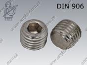 Korek z gn. 6-kt M10×1-A4 DIN 906