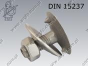 Śruba do pasów (kpl) M10×50-A4 DIN 15237