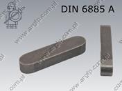 Wpust 8×7×56 surowe DIN 6885 A