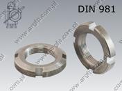 Nakrętka łożyskowa KM 3 M17×1 surowe DIN 981