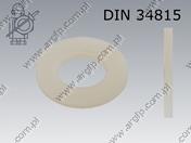 Podkł. okr. 10,5(M10)-PA6 DIN 34815