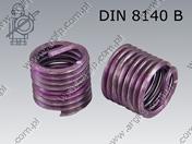 Wkł. gwintowa samoh. M 6×1-3D-SS ~DIN 8140 B