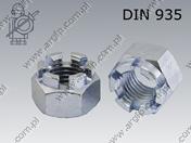 Nakr. koronowa M16×1,5 (S24)-8 oc.B DIN 935