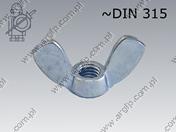 Nakr. skrzydełkowa M 6 oc.B ~DIN 315