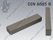 Wpust 8×7×18 surowe DIN 6885 B