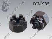 Nakr. koronowa M20 (S30)-10 surowe DIN 935