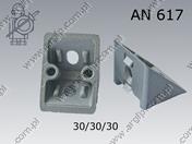 Kątownik do profili aluminiowych N 6 30×30×30-Al AN 617