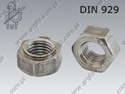 Nakr. 6-kt do zgrzew. M 3 surowe DIN 929