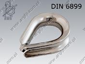 Kausza do liny 12-A4 ~DIN 6899 B