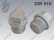 Korek 6-kt z kołn. G 1 1/2 fl Zn DIN 910